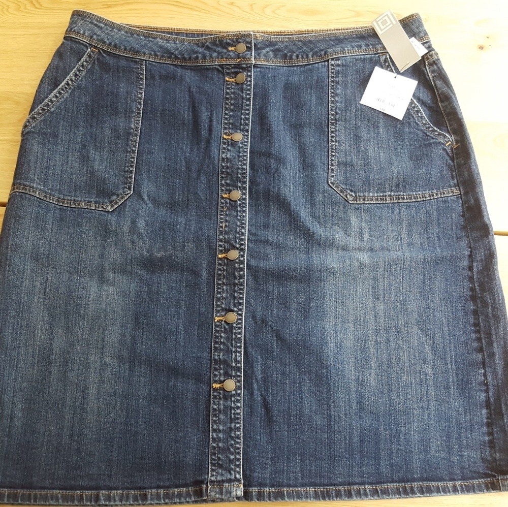 Liz Claiborne Jean Skirt Denum Skirt